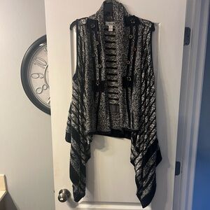 Anis.A. vest with button detail, boho hippie vibe size XL